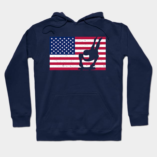 American Skeleton Fan Hoodie by RJCatch